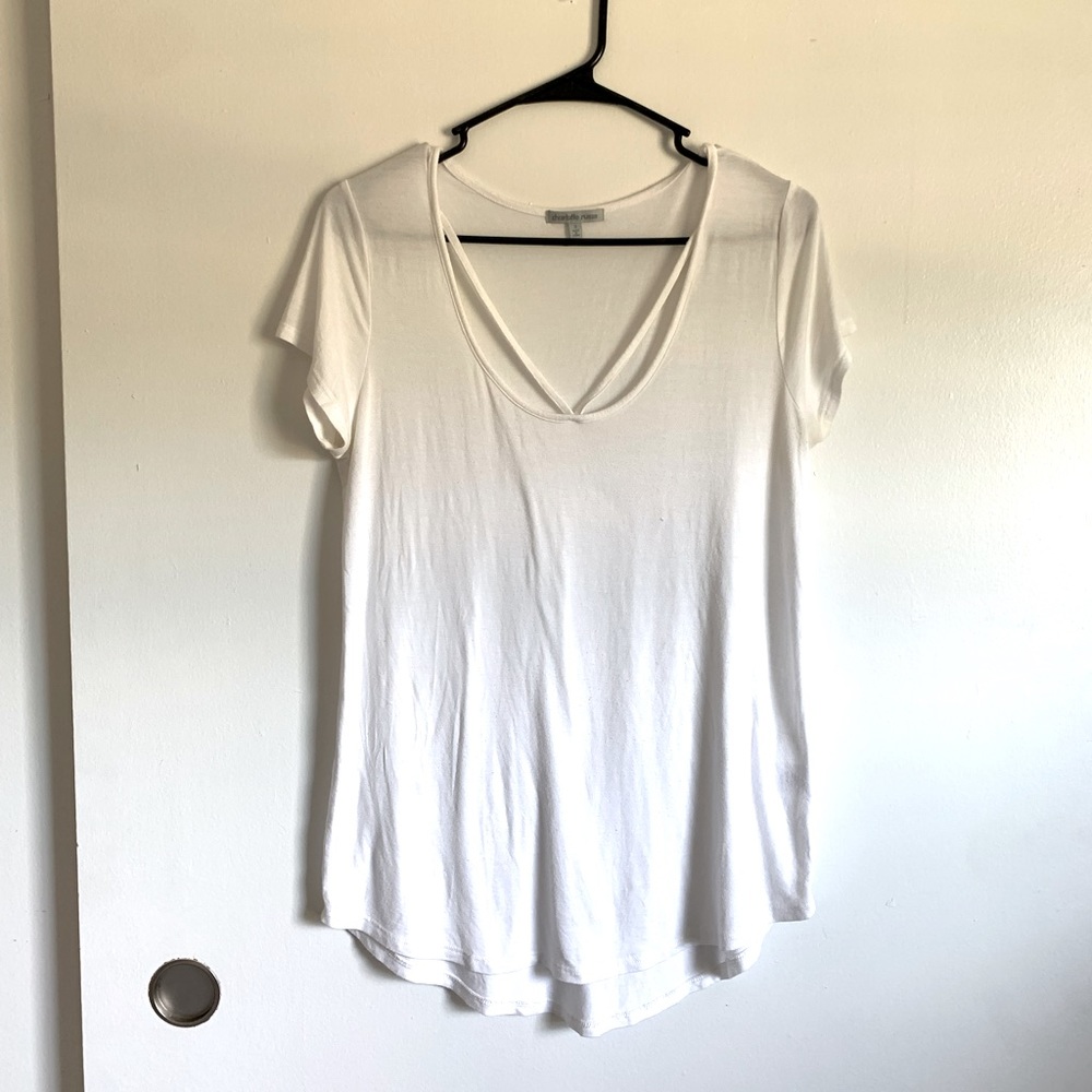 White Charlotte Russe top, Size Small